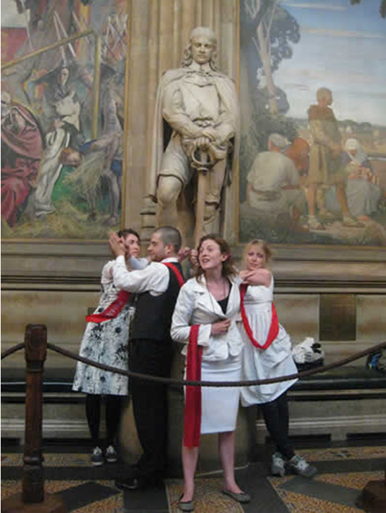 Parliament glue-on